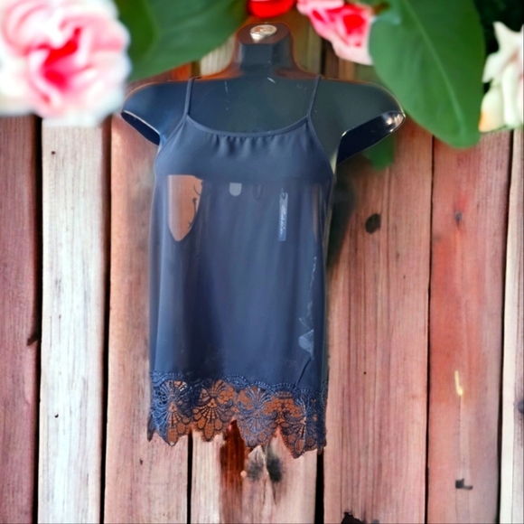 🌟2/$30 Sale!Mix & Match🌟 Seduction Sheer Lace Top NWT - Picture 1 of 7